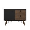 Komoda RY 86010 černá mat/ořech