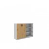 Komoda s dvířky a policemi Malta 850 dub artisan/sv.šedá
