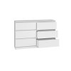 Komoda Melisa M6 bílá, šíře 120