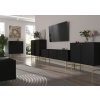 Komoda Taya 812 3 černý grafit