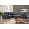 Rohová sedací souprava Tornado tmavě šedá