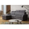 Rohová sedací souprava Oslo UNI tmavě šedá