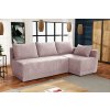 Rohová sedací souprava Nestor Premium pravá růžová
