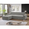 Rohová sedací souprava Luis levá světle šedá