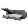 Rohová sedací souprava Luis pravá tmavě šedá