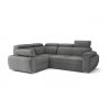 Rohová sedací souprava Brooklyn I levá světle šedá