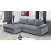 Rohová sedací souprava Brenda levá světle šedá