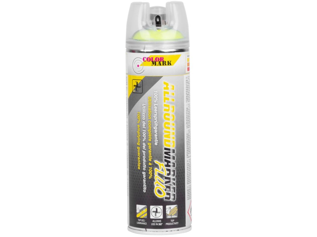 Sprej Colormark Spotmarker 360, 500 ml, žltý, značkovací