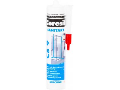 Silikon CERESIT CS9, 280 ml, Sanitární Standard, transparent