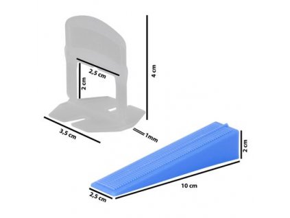 Mezernik Vinnon 2100, pod obklad, 1 mm, bal. 100 ks, plast