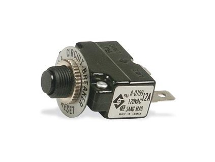 Tepelná pojistka motoru 1-fázová, 12 Amp.