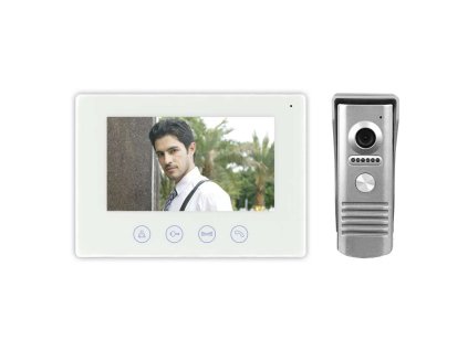 Domáci videotelefón WiFi, farebná sada H2014 biela