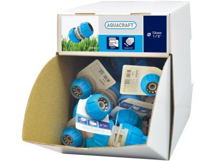 AQUACRAFT® 552085, Display box, 50 ks, Spojka SoftTouch 1/2"