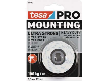 Páska tesa® Mounting PRO Ultra Strong, montážna, obojstranná, 19 mm, L-1,5 m