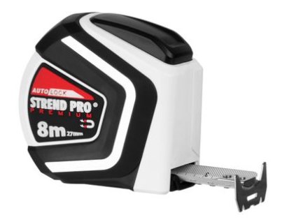 Meter STREND Pro Premium 8 m, stáčací, Auto STOP, magnetic