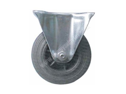 Gumové pevné koliesko 125 mm, do 60 kg