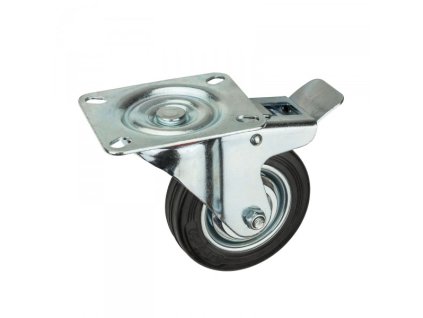 Gumové otočné koliesko 100 mm, do 70 kg