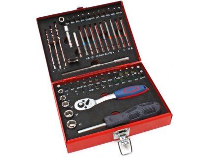 Gola sada 1/4" s bitmi, 60 ks