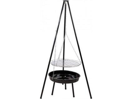 Závěsný gril se stativem 84x150 cm