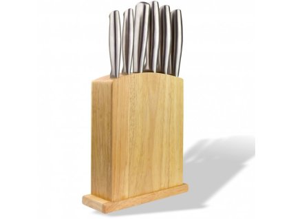 Sada nožov v drevenom stojane, 7-dielna