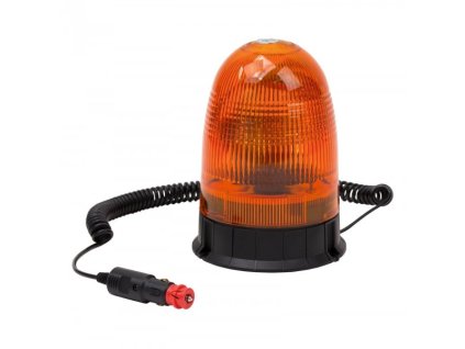 Výstražný maják s magnetem 12 V LED80, oranžový