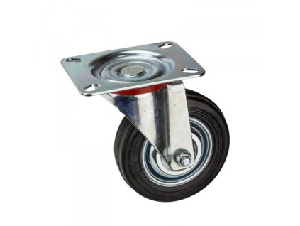 Gumové otočné kolo 100 mm, do 70 kg