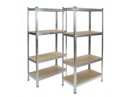 Bezskrutkový regál 8P 65 kg 160x160x40 cm Twin