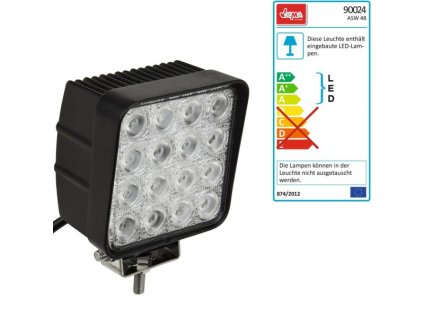 LED pracovní světlo 12 V 16x3 W