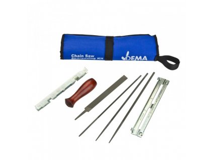 Náradie na brúsenie reťazí, 7-dielna sada