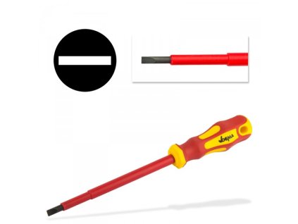 Elektrikářský plochý šroubovák izolovaný 6,5x1,2x150