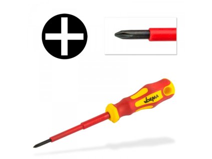 Elektrikářský křížový šroubovák izolovaný PH0x75