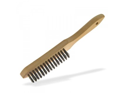 Oceľová drôtená kefa 4-radová DSDB4H