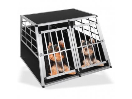 Prepravná klietka pre psov do auta 105x91x69 cm Bello 2