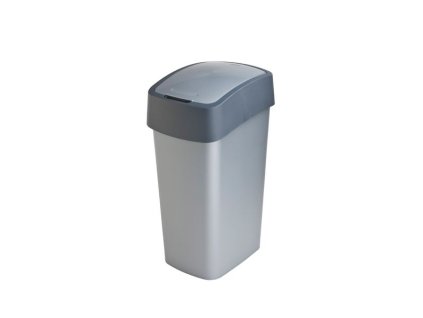 Kôš Curver® PACIFIC FLIP BIN 45L, 37,6x29,4x65,3 cm, antracit/šedý, na odpad