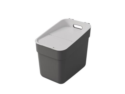 Kôš Curver® READY TO COLLECT, 20L, 24,6x36,7x33,1 cm, tmavý sivý, na odpadky