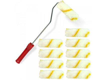 Maliarske valčeky s dlhou rukoväťou, 11-dielna sada