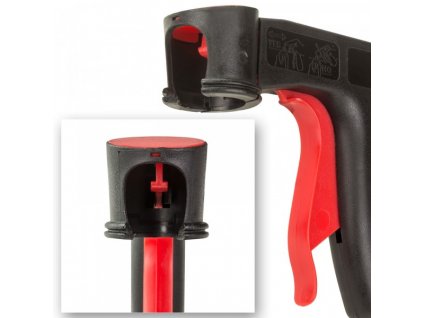 Pištoľová rukoväť na sprej