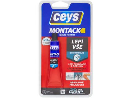 Lepidlo Ceys MONTACK LEPÍ ODSTRÁNITEĽNE, 20g