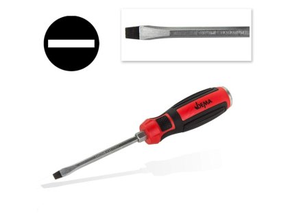 Úderový skrutkovač plochý 6x100