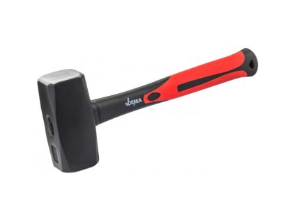 Čtvercové kladivo s rukojetí ze skelných vláken 2000 g