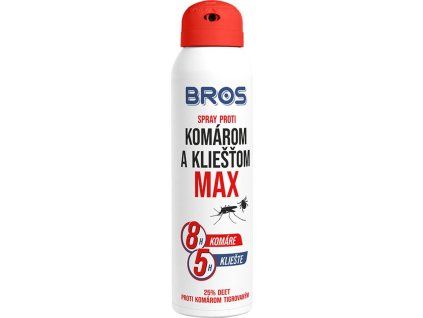 Sprej Bros, proti komárom a kliešťom, max 90ml