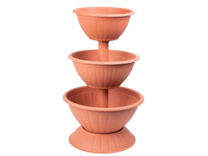 Kvetinac Strend Pro PYRAMID, 79 cm, terracotta