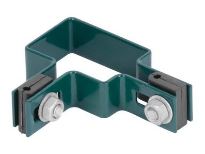 Objimka EUROSTANDARD 60x40, rohova, zelena, Zn+PVC, RAL6005