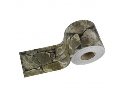 Krycí páska pro plotový panel z PVC 70x0,19 m, kámen