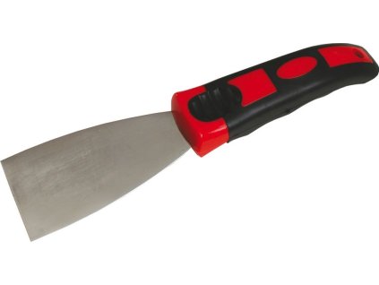 Špachtle nerezová, pogumovaná ergonomická rukojeť, 40mm