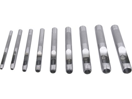 Děrovací kůže, sada 9ks, 2-10mm, EXTOL CRAFT