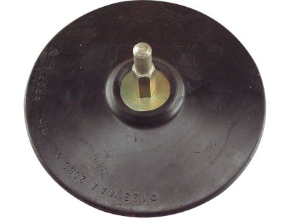 nosič brusných výseků do vrtačky - suchý zip, O 125mm, stopka 8mm, EXTOL CRAFT