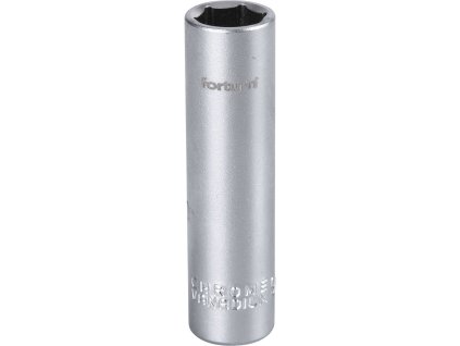 hlavice nástrčná prodloužená 1/4 ", 9mm, L 50mm, FORTUM