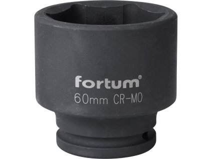 hlavice nástrčná rázová 3/4 ", 60mm, L 70mm, FORTUM