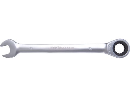 klíč ráčnový očkoplochý, 72 zubů, 15mm, EXTOL PREMIUM